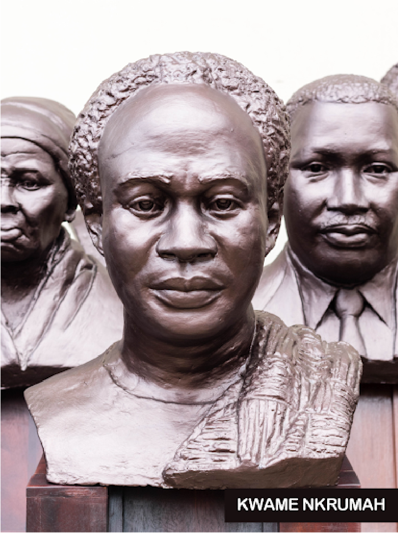 Ghana Month founders bronze busts